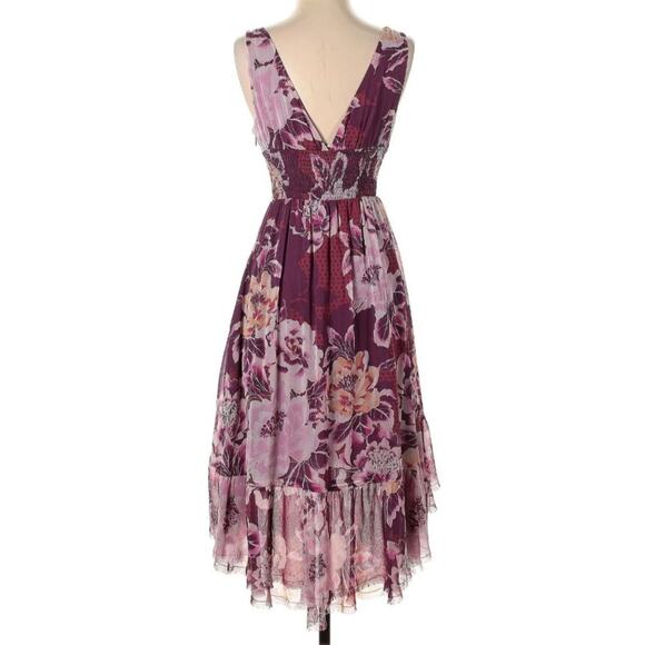 Free People Vintage Floral High Low Midi Dress - Picture 3 of 7